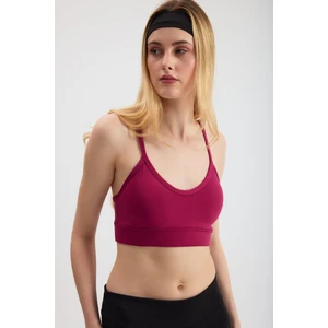 3001 Kaplı Büstiyer Bordo