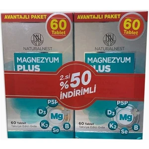 Magnezyum Plus 60 Tablet 2'li 