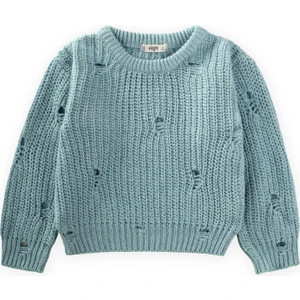 Selanik Triko Kazak 2-8 Yaş Mint Yeşili