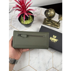 Deri Kadın Cüzdan Haki Yeşil 38713