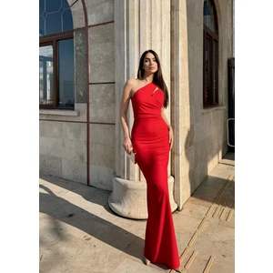 Leon Tasarım Yaka Yırtmaçlı Abiye 1985