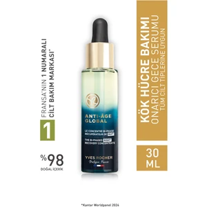 Yves Rocher Yaşlanma Karşıtı Bitkisel Kök Hücre Bakımı Anti-age Global - Niasinamid&hyaluronik Asit -gece Serumu