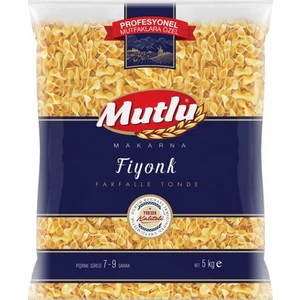 Mutlu Makarna Fiyonk Makarna 5 kg