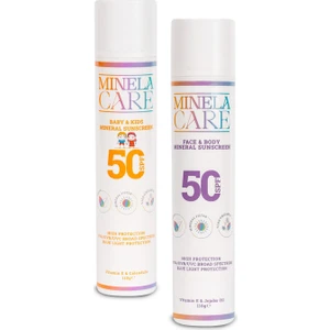 Minela Care Face&body Mineral Filtreli + Bebek Güneş Koruyucu Seti Pa++++