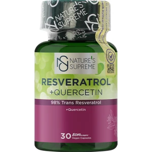 Nature's Supreme Resveratrol + Quercetin 30 Kapsül