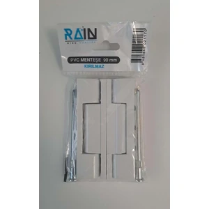 Pvc Kapı Menteşesi 2 Li Paket Beyaz 90MM ( Plastik Gövde )