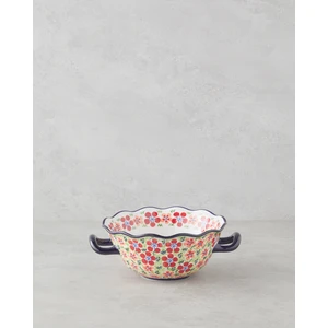 Botanic Stoneware Kase 26 cm Renkli