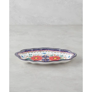 English Home Whimsy Stoneware Kayık Tabak 35 cm Renkli