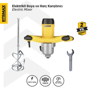 Rtrmax RTM396 Elektrikli Boya ve Harç Karıştırıcı 1800 W 140 mm