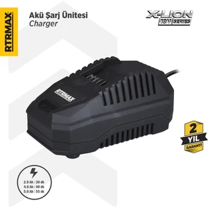 Rtrmax RTX1809 Akü Hızlı Şarj Cihazı/Ünitesi 18V 4.5 A X-Lion