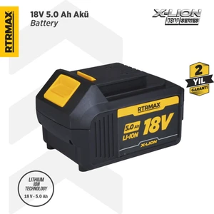 Rtrmax RTX1805 X-Lion Akü Yedek Batarya 5.0 Ah