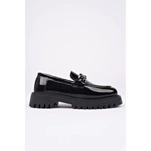 Daily Kalın Taban Tokalı Günlük Casual Makosen Kadın Loafer Ayakkabı