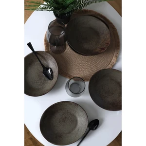 Mat Toprak Stella Yemek Tabağı 22 cm 6 Adet 20572