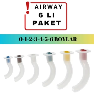 Airway 6'li Set 0-1-2-3-4-5-6  Son KULLANIM:2030