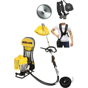 Germany 9x9 Dc Motor Korumalı Metal Şanzıman Sırt Tipi Benzinli Çalı Çim Biçme Tırpan Motoru