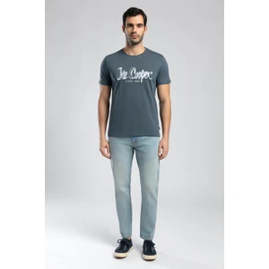 Lee Cooper Erkek O Yaka T-Shirt Indigo