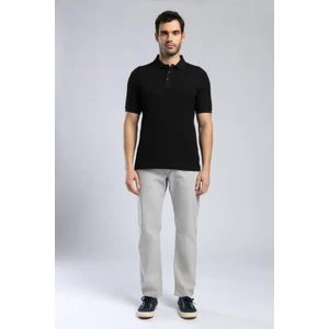 Lee Cooper Tylen Erkek Polo Yaka T-Shirt Siyah