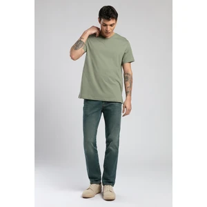 Lee Cooper Jonat Erkek V Yaka T-Shirt Haki