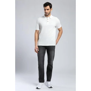 Lee Cooper Tylen Erkek Polo Yaka T-Shirt Ekru