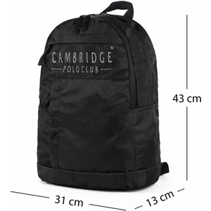 Cambridge Polo Club Siyah Sırt Çantası PLCAN2105