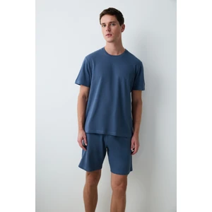 Basic Stone Şortlu Pijama Takımı