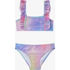 Kız Çocuk Crazy Bandeau Çok Renkli Bikini Takımı