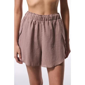 Bej Peek Mini Şort