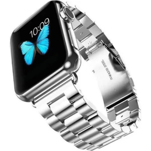 Apple Watch Uyumlu 3 4 5 6 7 Seri 42MM 44MM 45MM Steel Çelik Tme Kordon