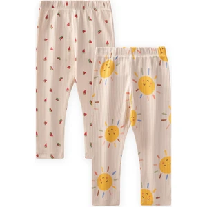 Ikili Set Tayt 1-8 Yaş Karpuz - Güneş Desen