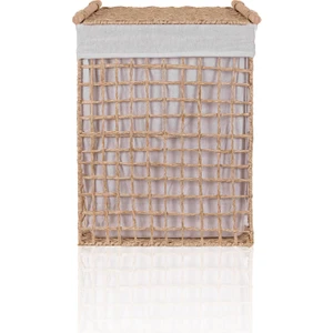 The Mia Braid Hasır Çamaşır Sepeti Naturel 38X30X51 cm