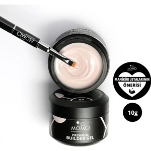 Momo Professional Premium Builder Protez Tırnak Jeli No.3, Açık Bej, 10 gr