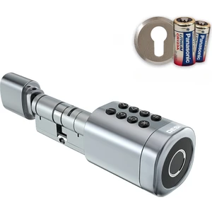 Desi Quic Q001 Akıllı Silindir Kilit Uygulama-Parmak Izi-Tuş Takımı-Kart Okuyucu (Rozet ve Pil Dahil) ( Smart Uygulaması İle)