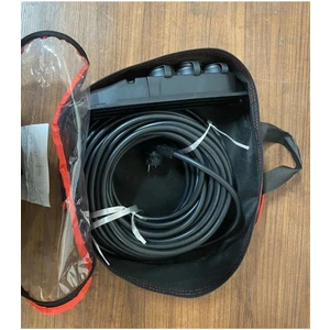 Kl Home 20 Metre Çantalı Model - 3 Lü Priz 3x2.5 mm Elektrik Seyyar Cca Uzatma Ara Kablo Kauçuk Priz