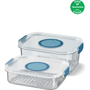 Royal Seoul Buzdolabı Saklama Kapları 1200+2000 ml 2'li Set