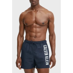 Calvin Klein Logo Baskılı Regular Fit Lastikli Bel Mayo Short KM0KM01092CEF Erkek Mayo Short KM0KM01092 Cef