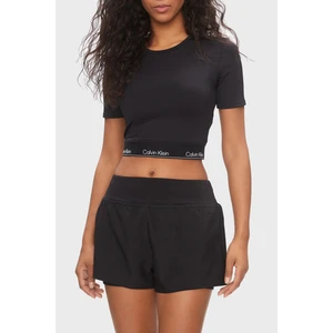 Calvin Klein Logolu Slim Fit Bisiklet Yaka Crop T Shirt LVGWS5K144UB1 Bayan T Shirt LVGWS5K144 Ub1