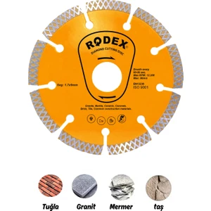 115MM Elmas Kesme Diski (Süper Hızlı Kesim) Granit,Mermer,Tuğla,Taş