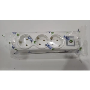 3'lü Grup Priz Anahtarlı Kablosuz Üçlü Başlık (Klemensli)