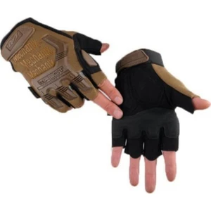 Single Sword Mechanix Yarım Parmak Eldiven- Taktik Destekli Kadın&Erkek unisex Eldiven