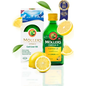 Limon Aromalı Omega-3 Balık Yağı 250 ml