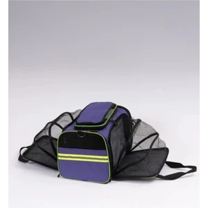 Brave Paws Yıkanabilir Kedi ve Köpek Çantası Hawaii Fileli Mor Renkli