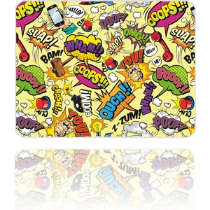 Mouse Pad 40X30 cm Funny Figures Ilyuka MP524030 Gaming Oyuncu Dikişli Kenar Pürüzsüz Yüzey Kaymaz Kauçuk Taban