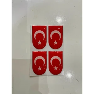Şarjör Altı Sticker – Damla Etiket (4'lü Set)