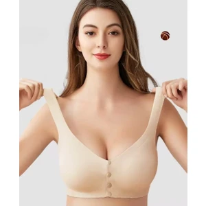 Gracie Lazer Kesim Dikişsiz Önü Çıtçıtlı Açılabilir Rahat Bralet/sütyen (Emziren Anneler)