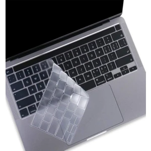 Apple Macbook Air 2023 M2 Çip 15 Inç A2941 Uyumlu Şeffaf Su ve Toz Geçimez Türkçe Q Klavye Koruyucu Klavyeped