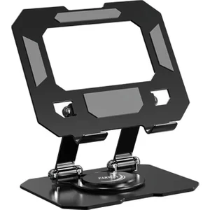 Masa Üstü Metal Tablet ve Telefon Tutucu Stand 2 Kademeli 360 Derece Döndürülebilir