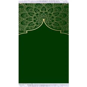 Kadife Seccade Çeyizlik Namazlık Keten Astarlı 70x120 cm