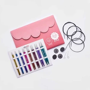 Knitpro Knitpro Zing Deluxe Misinalı Değiştirilebilir Yuvarlak Örgü Şiş Seti