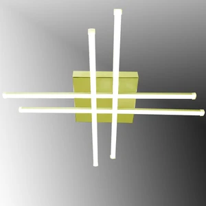 TT036-SR Tt Aydınlatma Hashtag Modeli Sarı Kaplama LED Avize