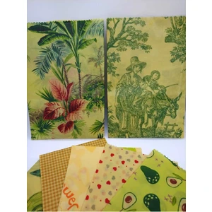 Balmumu Gıda Saklama Bezi (Beeswax Wraps)(35*30 Kese,35*30 Kese,30*30 Bez)